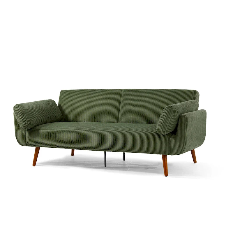 Convertible Sleeper Sofa Futon Sofa Bed Recliner Lounge For Living Room