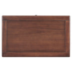 Comodino contenitore in legno con 3 cassetti