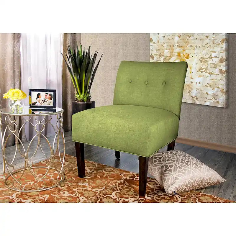 Button Tufted Accent Chair