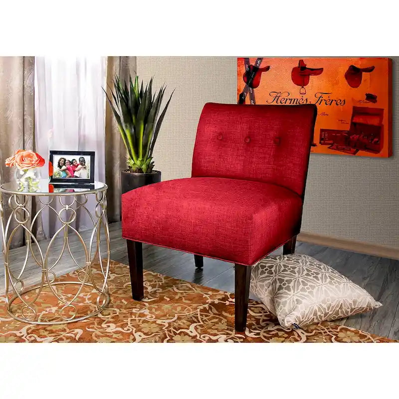 Button Tufted Accent Chair