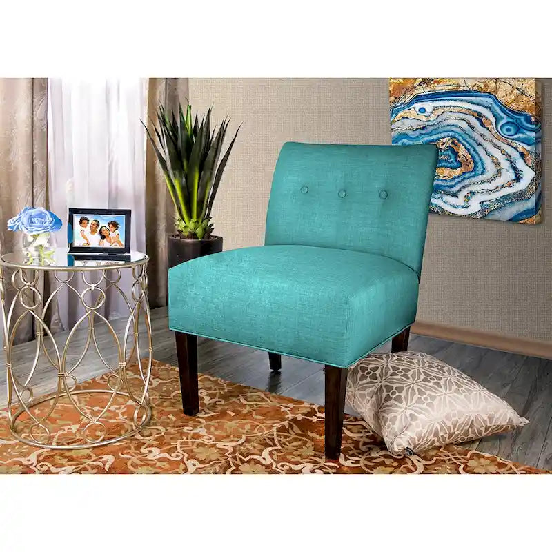 Button Tufted Accent Chair