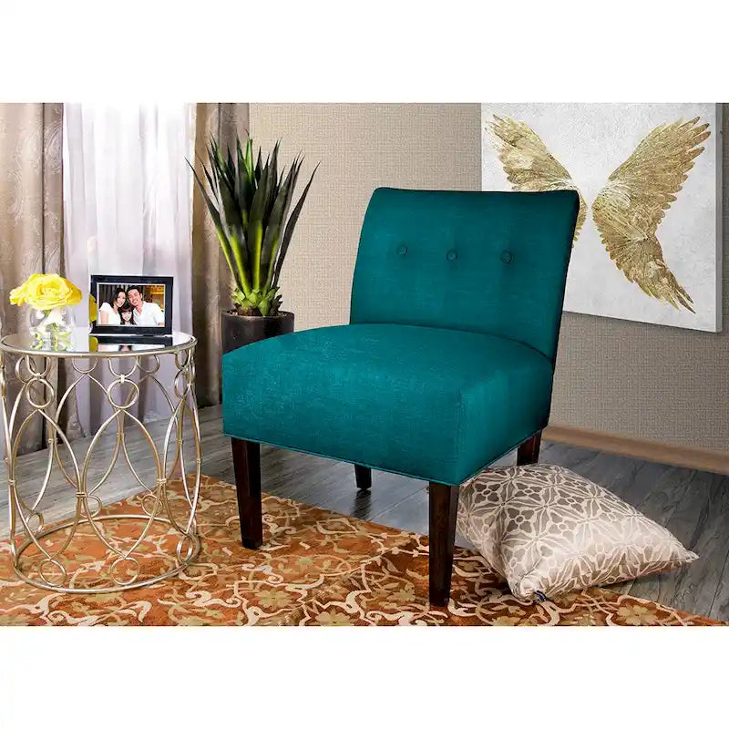 Button Tufted Accent Chair
