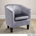 Velvet Upholstered Tub Chair