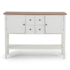 Credenza buffet, mobile contenitore e organizzatore con 4 cassetti