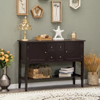 Credenza buffet, mobile contenitore e organizzatore con 4 cassetti