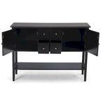 Credenza buffet, mobile contenitore e organizzatore con 4 cassetti