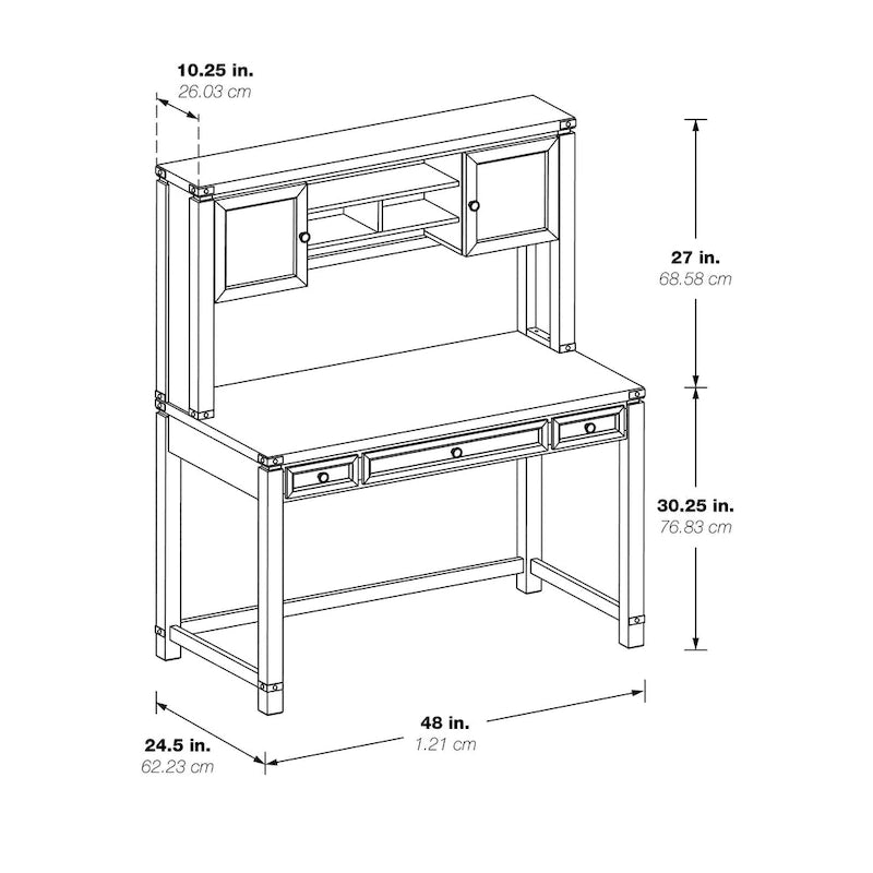 Hutch and Desk