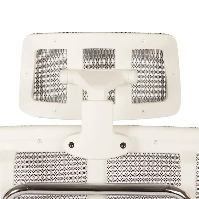 Breathable White Vertical Mesh Office Manager Chair