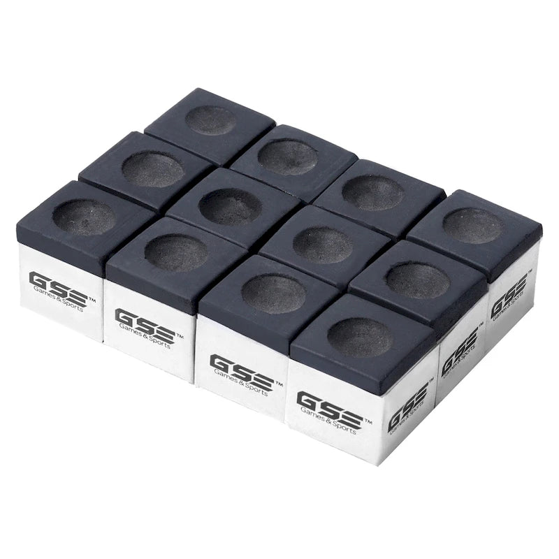 12-Pack Billiard/Pool Cue Chalks, Billiard Pool Table Accessories