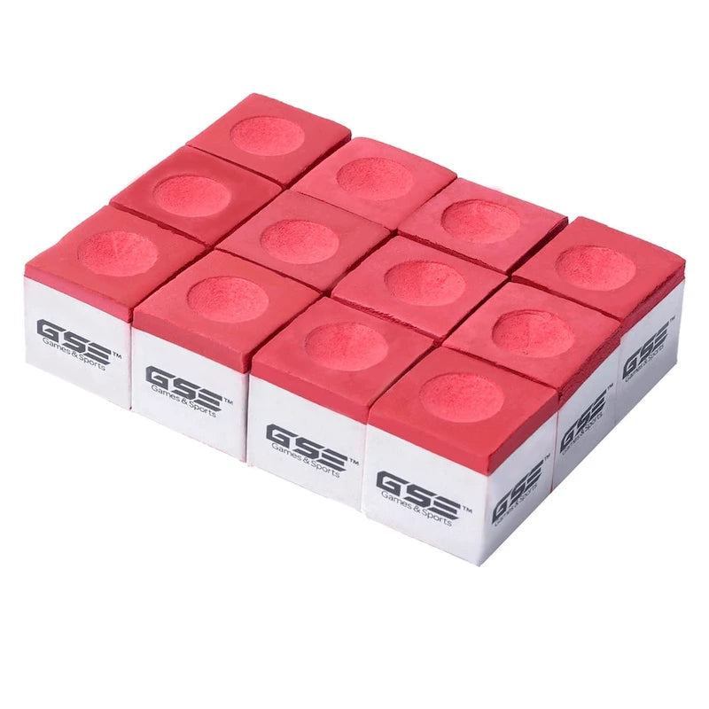 12-Pack Billiard/Pool Cue Chalks, Billiard Pool Table Accessories