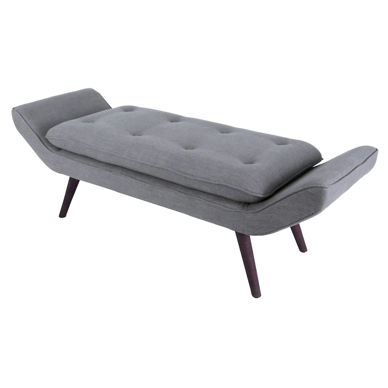 Fabric Tufted Bench