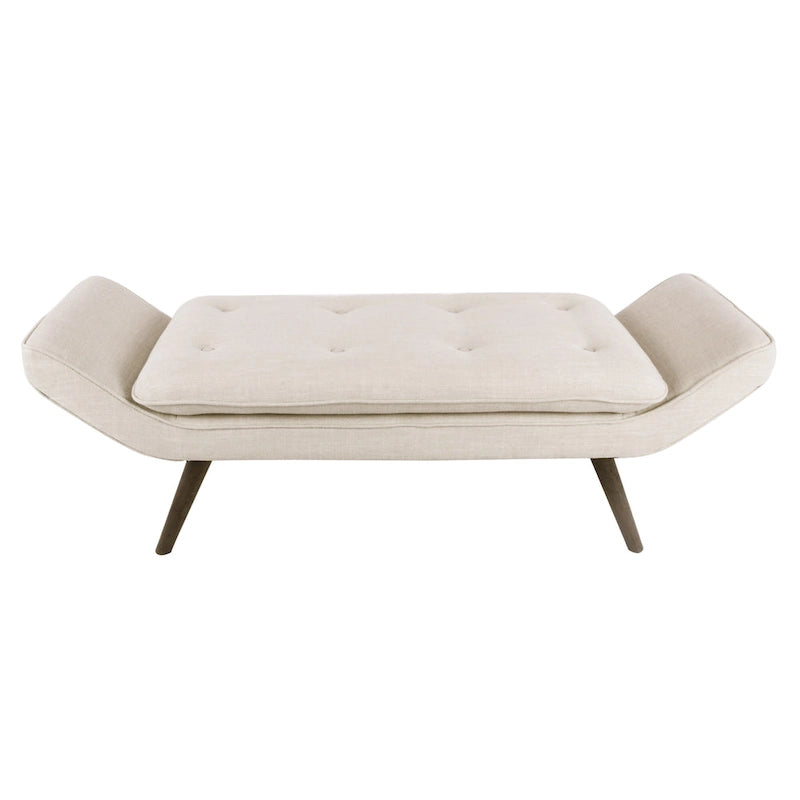 Fabric Tufted Bench