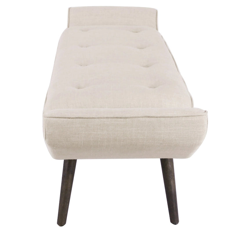 Fabric Tufted Bench