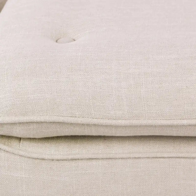 Fabric Tufted Bench