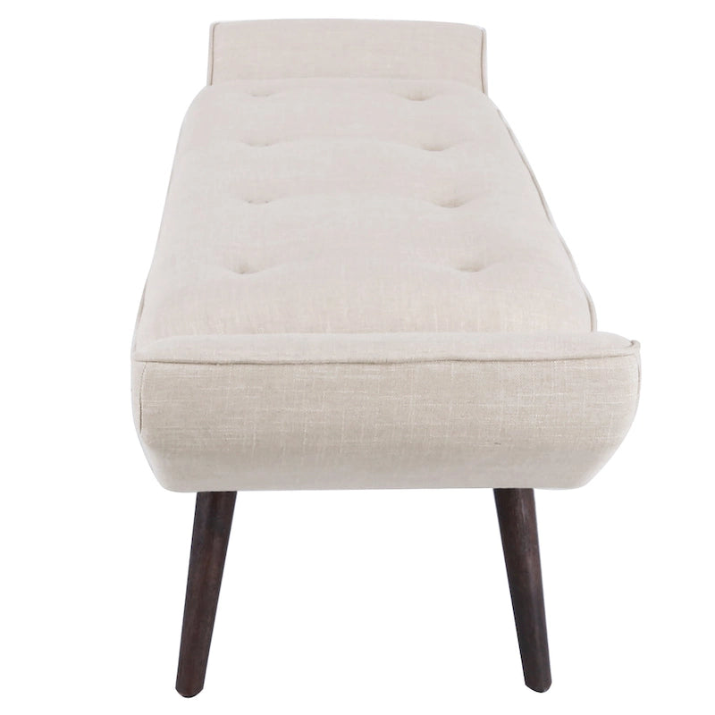 Fabric Tufted Bench