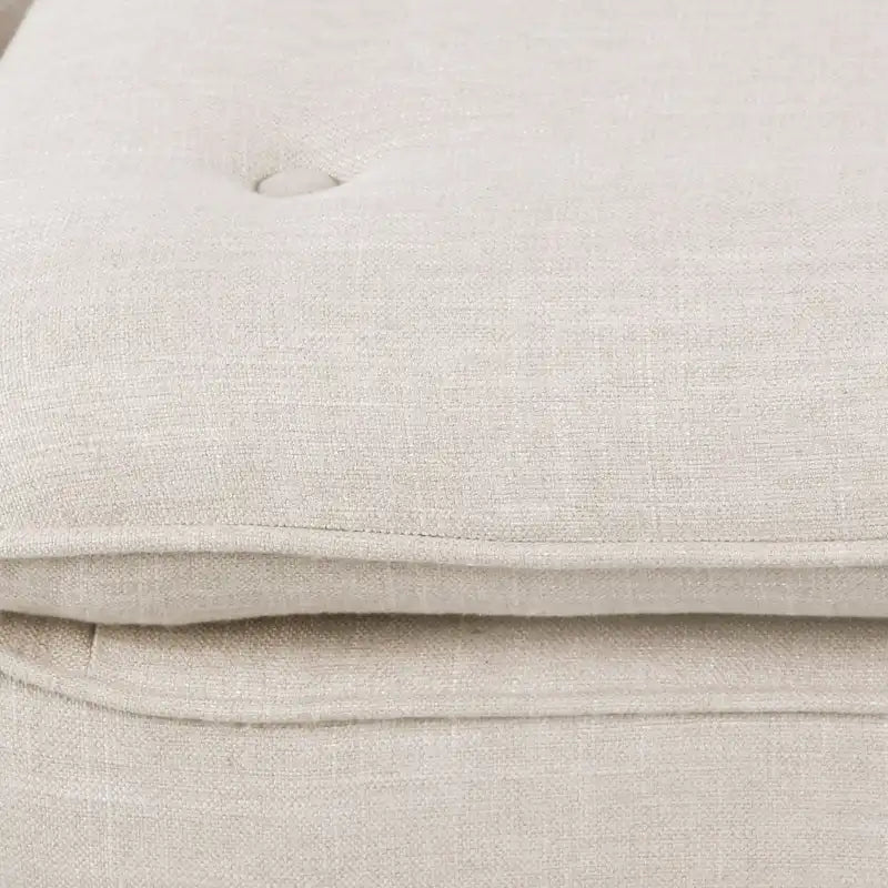 Fabric Tufted Bench