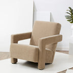 Moderní sametové křeslo - 27 In. W x 35 In. D x 30 In. H - 27Wx35Dx30H