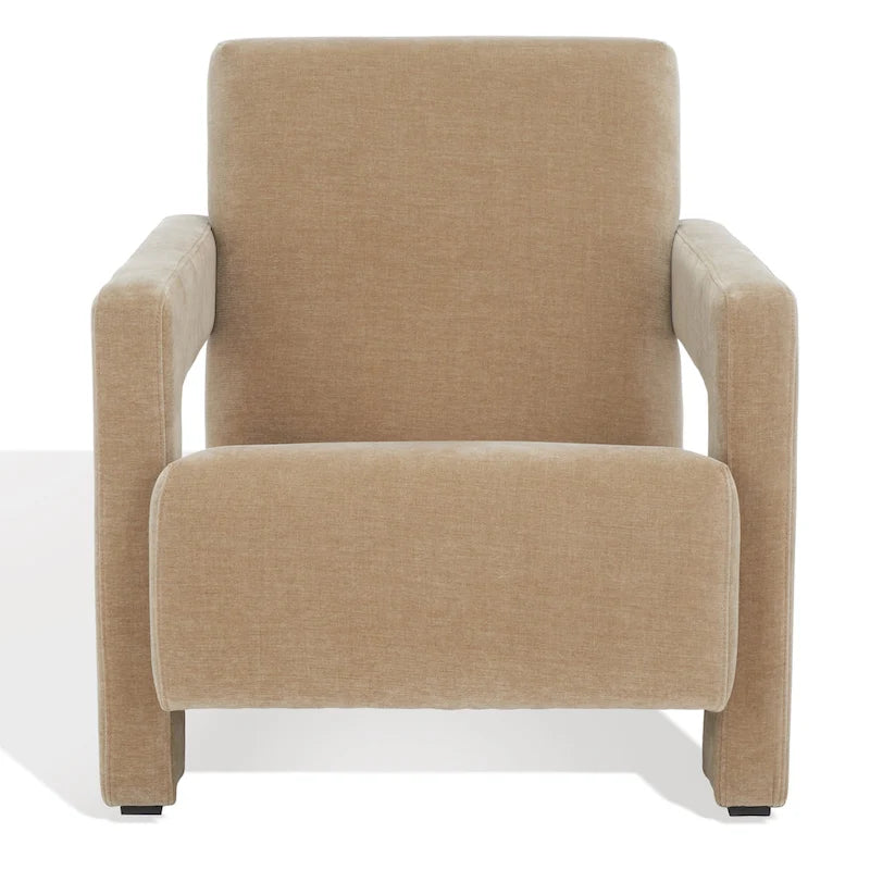 Modern Velvet Accent Chair - 27 In. W x 35 In. D x 30 In. H - 27Wx35Dx30H
