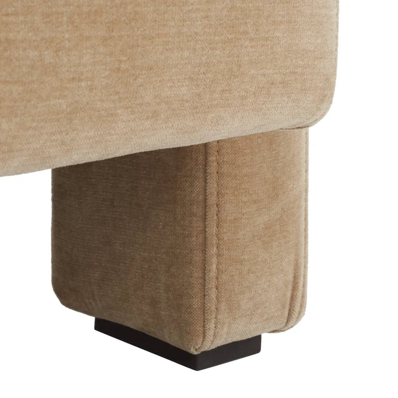 Modern Velvet Accent Chair - 27 In. W x 35 In. D x 30 In. H - 27Wx35Dx30H