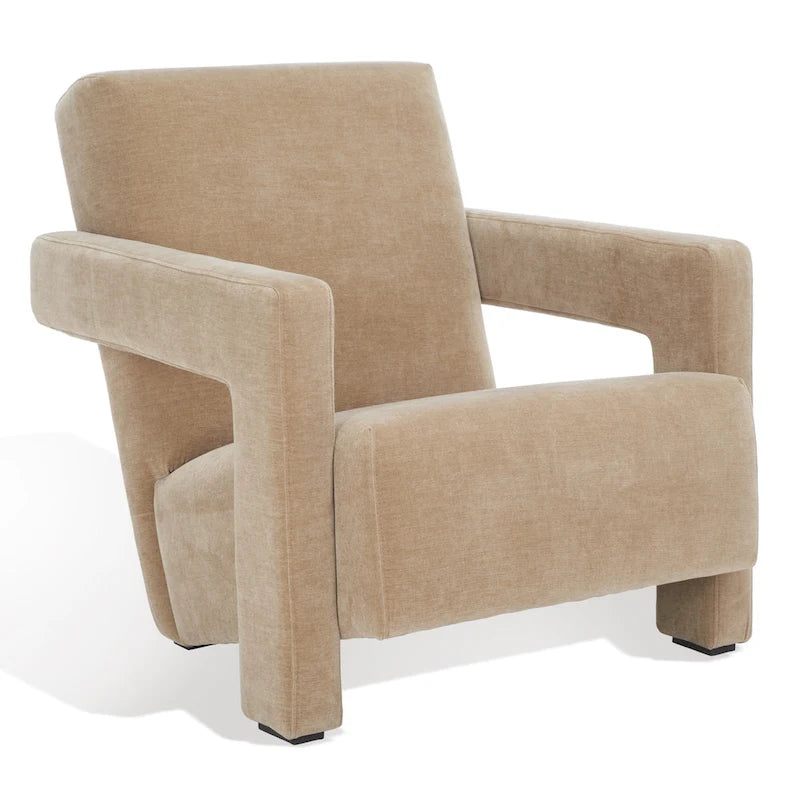 Modern Velvet Accent Chair - 27 In. W x 35 In. D x 30 In. H - 27Wx35Dx30H