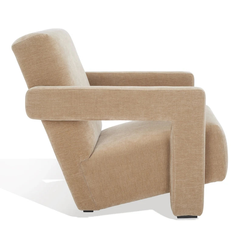 Modern Velvet Accent Chair - 27 In. W x 35 In. D x 30 In. H - 27Wx35Dx30H
