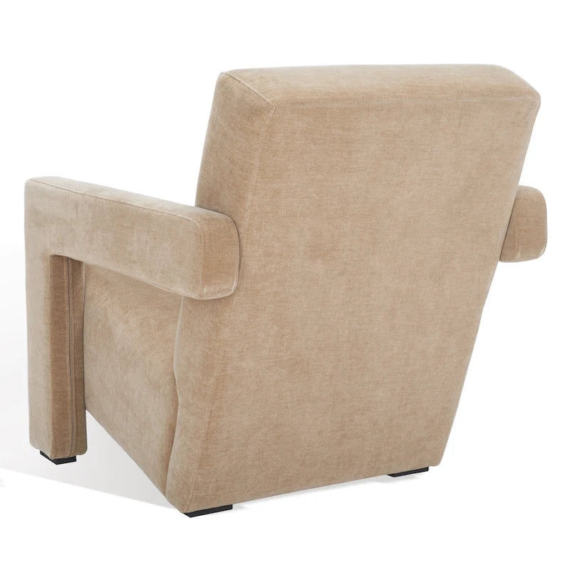 Modern Velvet Accent Chair - 27 In. W x 35 In. D x 30 In. H - 27Wx35Dx30H
