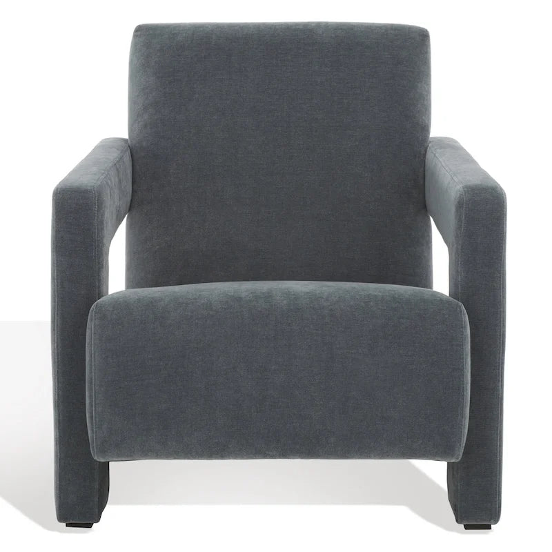 Modern Velvet Accent Chair - 27 In. W x 35 In. D x 30 In. H - 27Wx35Dx30H