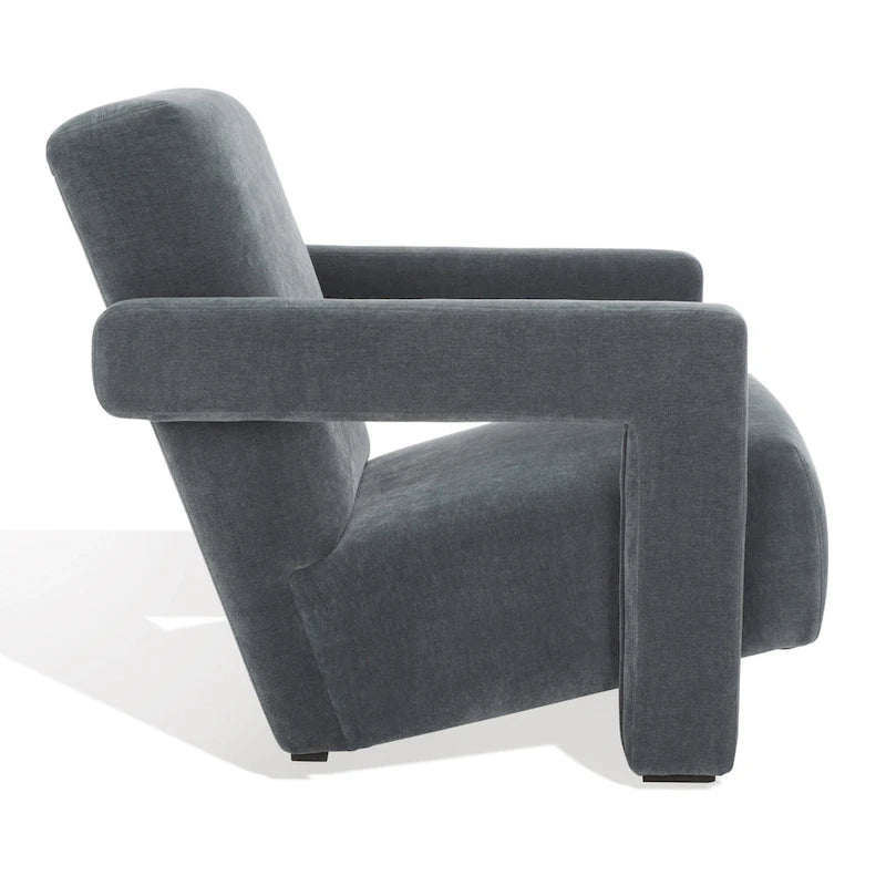 Modern Velvet Accent Chair - 27 In. W x 35 In. D x 30 In. H - 27Wx35Dx30H