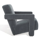 Moderní sametové křeslo - 27 In. W x 35 In. D x 30 In. H - 27Wx35Dx30H