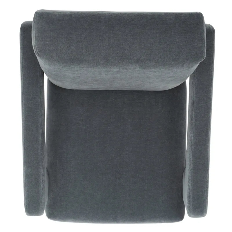 Modern Velvet Accent Chair - 27 In. W x 35 In. D x 30 In. H - 27Wx35Dx30H