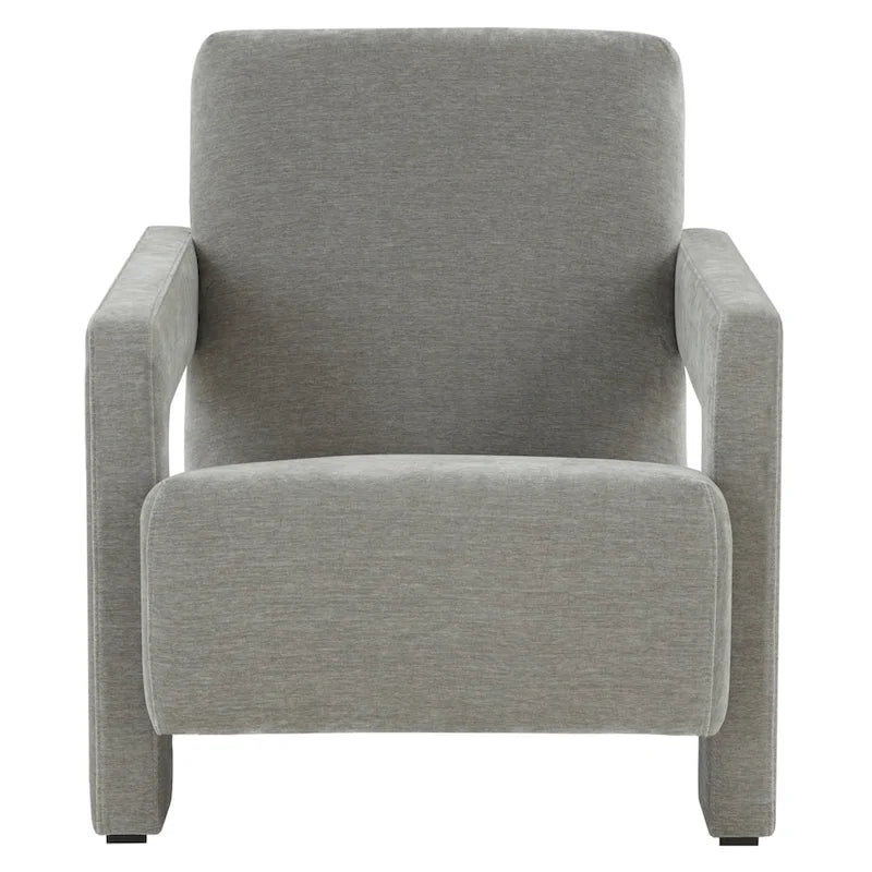Modern Velvet Accent Chair - 27 In. W x 35 In. D x 30 In. H - 27Wx35Dx30H