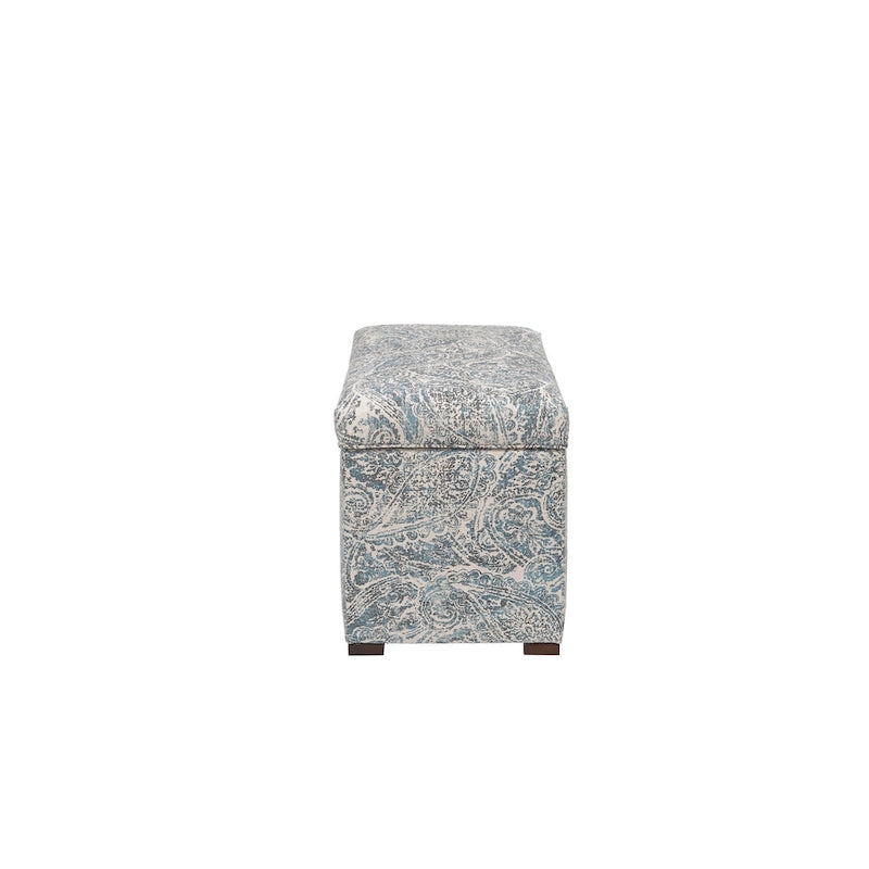 Transitional Living Room Storage Trunk Bench