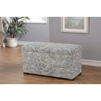 Transitional Living Room Storage Trunk Bench