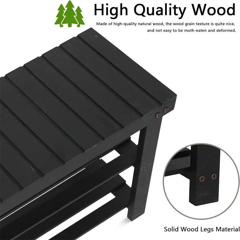Shoe Rack Bench for Entryway