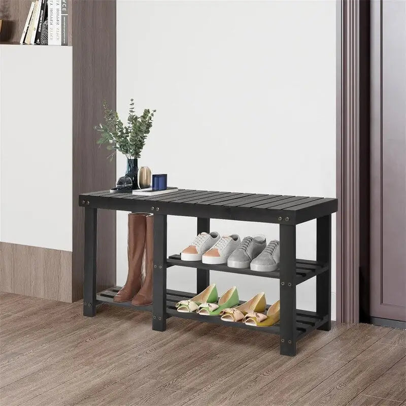 Shoe Rack Bench for Entryway