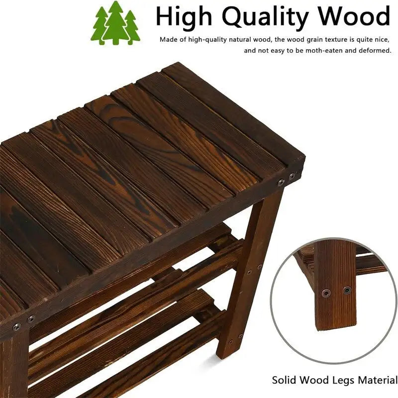 Shoe Rack Bench for Entryway