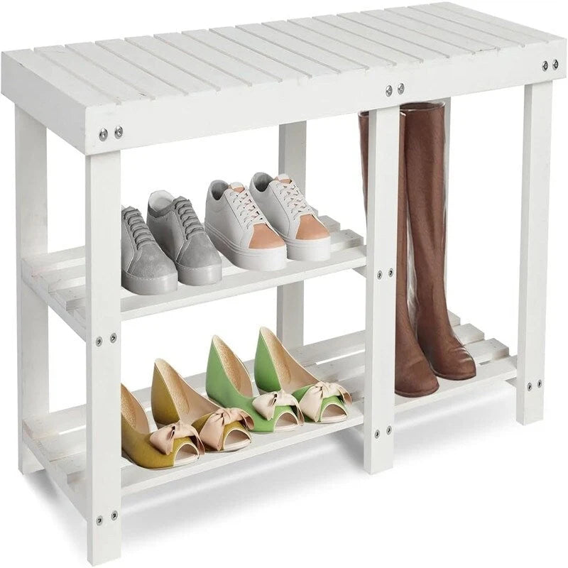 Shoe Rack Bench for Entryway