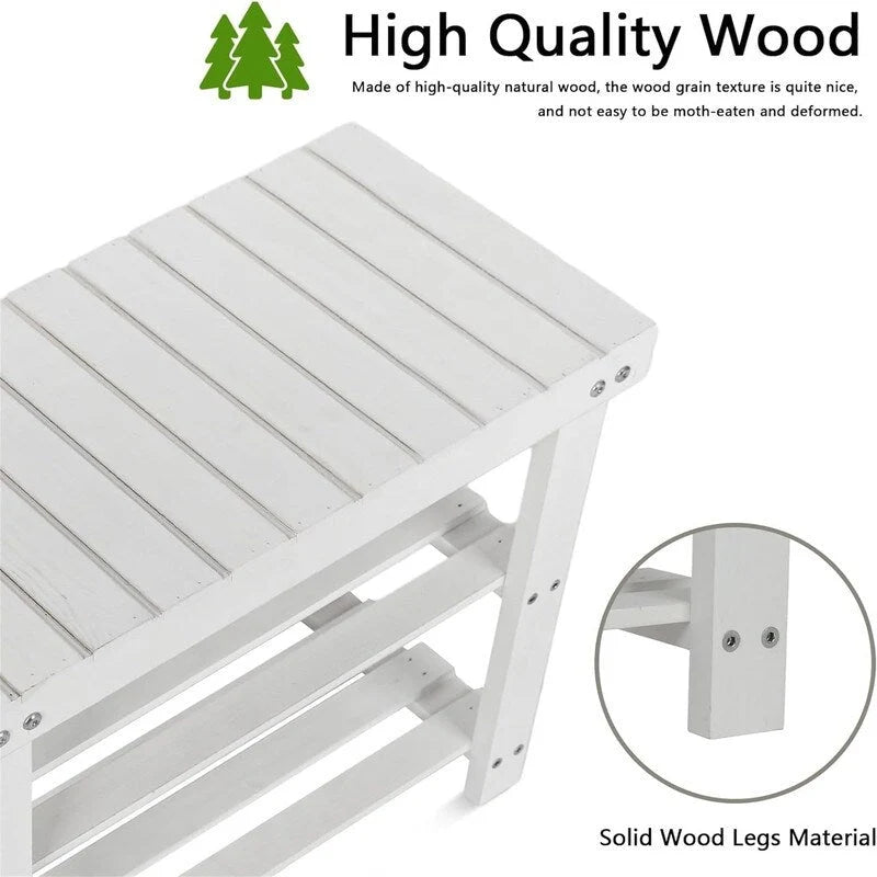 Shoe Rack Bench for Entryway