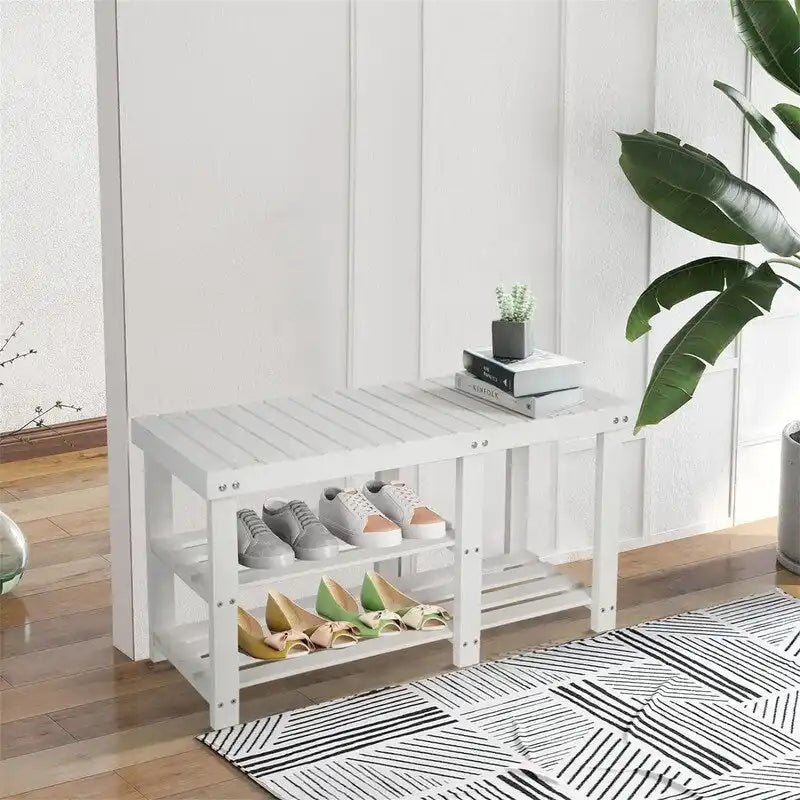 Shoe Rack Bench for Entryway