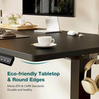 Elektrisch höhenverstellbarer ergonomischer Computertisch