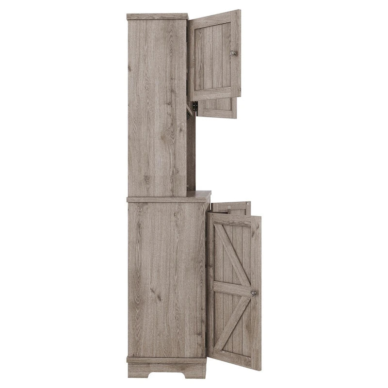 73.8H Kitchen Cabinet with Storage - N/A